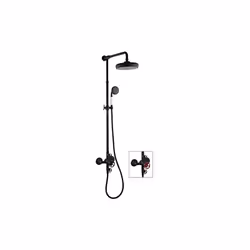Apportez une touche originale à votre salle de bain avec la colonne de douche INDUSTRIEL à poignée interchangeable. Caractéri ...