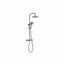 La colonne de douche thermostatique ARS Graphite allie modernité et praticité pour sublimer votre salle de bain. Caractéristi ...