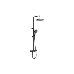Colonne de douche thermostatique ekogest xl avec écran de contrôle de la température et de la consommation - Noir - Edouard Rousseau