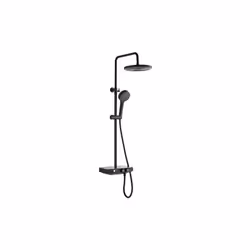 La colonne de douche thermostatique EKOGEST est équipée d’un écran de suivi en temps réel et d’une tablette intégrée pour plu ...