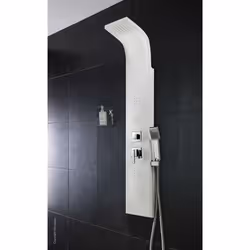 Edouard Rousseau TONGA système de douche 2 tête(s) Mur Blanc