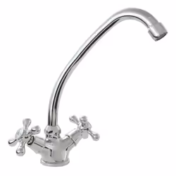 Edouard Rousseau BEVERLEY, Standard, Chrome, Laiton, Vannes rotatives, Double, Surface