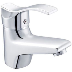 Mitigeur de lavabo - EDOUARD ROUSSEAU - Nelson - Aérateur réducteur de débit - Design sobre - Cartouche céramique Ø 40 mm - Chromé