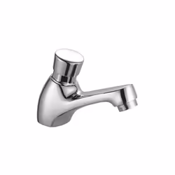Le robinet lave-mains TEMPORISÉ chromé offre une solution pratique et économe en eau. Caractéristiques : Mécanisme : Tête à c ...