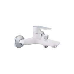 Le mitigeur bain-douche MILK chromé-blanc associe design bicolore et installation rapide pour équiper votre espace bain. Cara ...