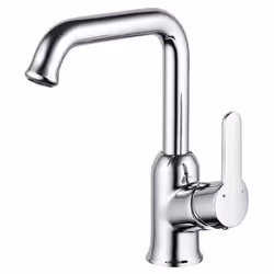 Edouard Rousseau MOLEN, Robinet de salle de bain, Poignées de levier, Laiton, 3/8", Chrome