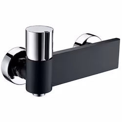 Mitigeur douche - EDOUARD ROUSSEAU - BLACK STEEL - Noir / Chromé