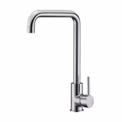 Mitigeur évier - Style moderne - Mécanisme : cartouche céramique Ø 35 mm - Économie d'eau : aérateur réducteur de débit - Poi ...
