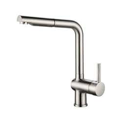 Rousseau Robinet mitigeur de cuisine Matsouko - Avec douchette - Gris inox