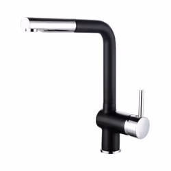 Mitigeur évier - Style moderne - Mécanisme : cartouche céramique Ø 40 mm - Économie d'eau - Poignée : métal - Corps : laiton  ...