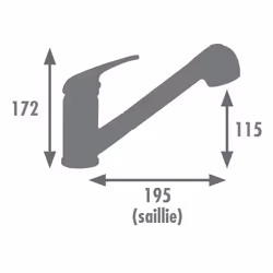 Edouard Rousseau 3047404060688 robinet Noir
