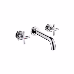 Le mélangeur lavabo WALL chromé s’encastre dans le mur pour une finition sobre et épurée. Caractéristiques : Mécanisme : tête ...
