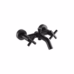 Le mélangeur bain-douche NANKA noir apporte une touche contemporaine à votre salle de bain. Caractéristiques : Mécanisme : tê ...