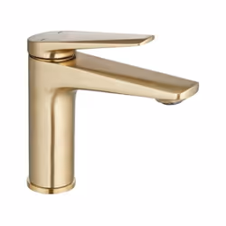 Découvrez le mitigeur lavabo GLOSS de EDOUARD ROUSSEAU, parfait pour une salle de bain moderne. Corps en laiton brossé avec c ...