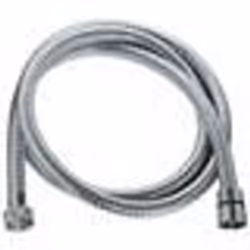 Flexible de douche - ROUSSEAU - Écrous métal anti-torsion - Pression 1 bar - Longueur 1m75 - Inox chromé double agrafage