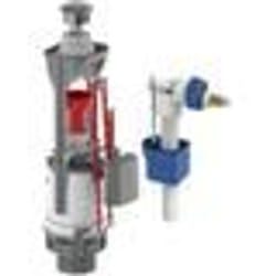 Kit mécanisme WC à alimentation latérale - ROUSSEAU - Certifié NF - Silencieux - Hauteur réglable de 320 à 410 mm