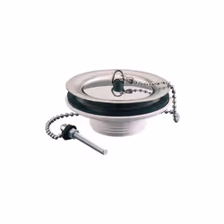 Bonde à bouchon pour évier grès percé Ø 60 mm Bonde à bouchon sans trop-plein pour évier grès 1 bac avec trou de Ø 60 mm Cuve ...