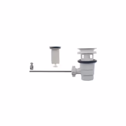 Bonde lavabo à clapet NF sans tirette Conçue pour s’adapter aux lavabos modernes, cette bonde à clapet sans tirette assure un ...