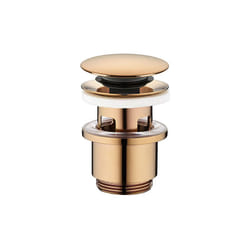 Edouard Rousseau - Bonde de Lavabo Clic-Clac avec trop plein - Rose Gold