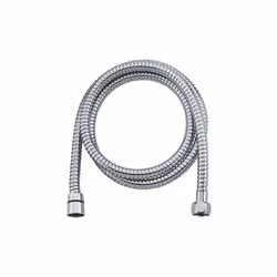 Ce flexible de douche en laiton chromé est conçu pour durer grâce à son système de double agrafage. Il est livré avec un join ...