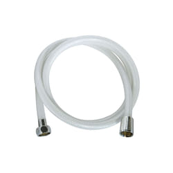 Flexible de douche nylon arme - 1.50M - Blanc - Edouard Rousseau