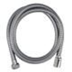 Flexible de douche - ROUSSEAU - Écrous métal anti-torsion - Réducteur de débit - Longueur 1m50 - Inox chromé double agrafage