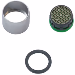 - Bague en laiton chromée - Femelle 22x100 - Aérateur réducteur de débit : se visse au bout du bec du robinet. Il est fourni  ...