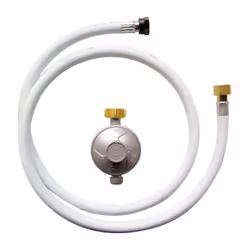 Détendeur butane M20X150 + tuyau 1m50 - Détendeur a sécurité 1,3 kg/h - M 20x50 NF EN 12864XP M 88-778 - Flexible de raccorde ...