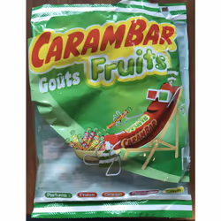 Open Food Carambar goûts fruits - Carambar - 130 g, 6,8 g, 130 g, C, e153, e160c, e161b, e163, e330, e428, e471, E160C, Sucre ...