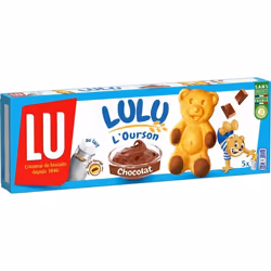 Lulu LU - 5 sachets de LOurson - gâteaux fourrés au chocolat - (150g)