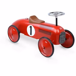 Vilac Porteur voiture vintage rouge
