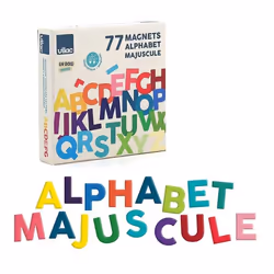 Vilac - Magnets alphabet majuscule 77 pcs