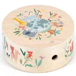 Vilac - Tambour animaux du monde Sarah Betz
