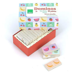 Dominos en bois - Vilac - Fruits et Légumes - Réversibles - Éducatif - 2 joueurs ou plus
