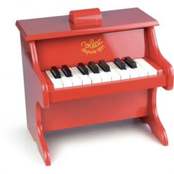 Vilac Piano rouge 18 touches avec partitions