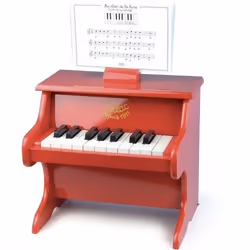 Vilac Piano rouge 18 touches avec partitions