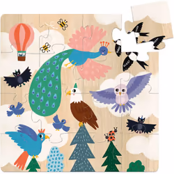 Vilac 8536 Contour pour puzzle 16 pièce(s) Animaux
