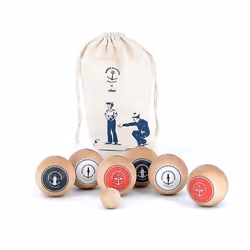 Jeu de pétanque - Marine nationale - Bois massif - Mixte - Enfant - Multicolore