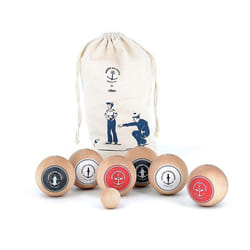 Jeu de pétanque - Marine nationale - Bois massif - Mixte - Enfant - Multicolore