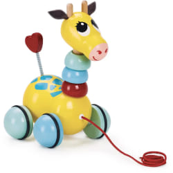 Vilac Jouet à Tirer Flip Flap Girafe