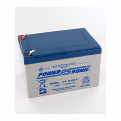 Description générale Batterie plomb PS-12120 PowerSonic avec bornes standard Faston 4.7 mm. Les batteries rechargeables Power ...