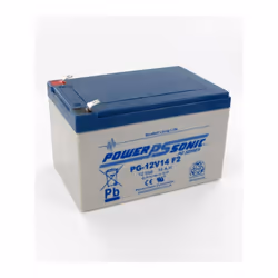 Batterie Plomb PG-12V14 F2 PowerSonic 12V 14Ah Les batteries rechargeables Power-Sonic offrent tous les avantages suivants : ...