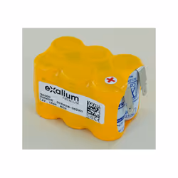 Batterie type Saft arts 7.2V 1.6Ah GT 6 VT CS Référence URA : 955288, 954218 BAAS MERLIN GERIN 573-85 Batterie sous gaine the ...