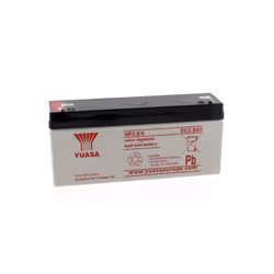 Batterie Plomb Yuasa 6V 2.8Ah NP2.8-6 Caractéristiques générales Rechargeable Sans entretien Etanche Système à immobilisation ...