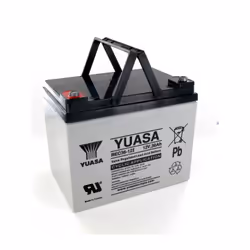 Batterie plomb YUASA 12V 36Ah REC36-12I Dédiée aux applications cycliques, Golf, Fauteuils roulant, voiturette... Haute perfo ...