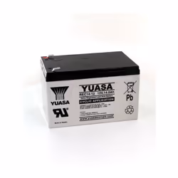 Batterie plomb Yuasa 12V 14Ah REC14-12 Cyclique Caractéristiques Cosses Faston Large 151x98x97 mm Durée de vie en floating ju ...