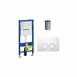 L'ensemble se compose de : Bati-support pour installation sur mur porteur ou cloison renforcée Geberit Duofix Basic UP100/112 ...
