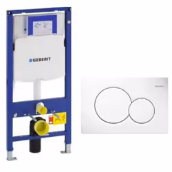 Description générale L'ensemble se compose de : Bati-support pour installation sur mur porteur ou cloison renforcée Geberit D ...