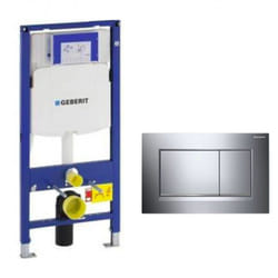Pack Geberit DuoFix 320 + Plaque de Commande Sigma 30 Chrome Brillant/Chrome Mat (SETUP320-PRO6)