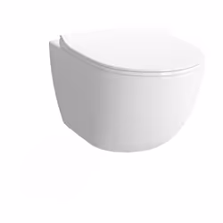 Vitra  SENTO Cuvette RIM-EX (sans bride) et abattant ultra-fin avec frein de chute (7748B003-0075 + 120-003R009)